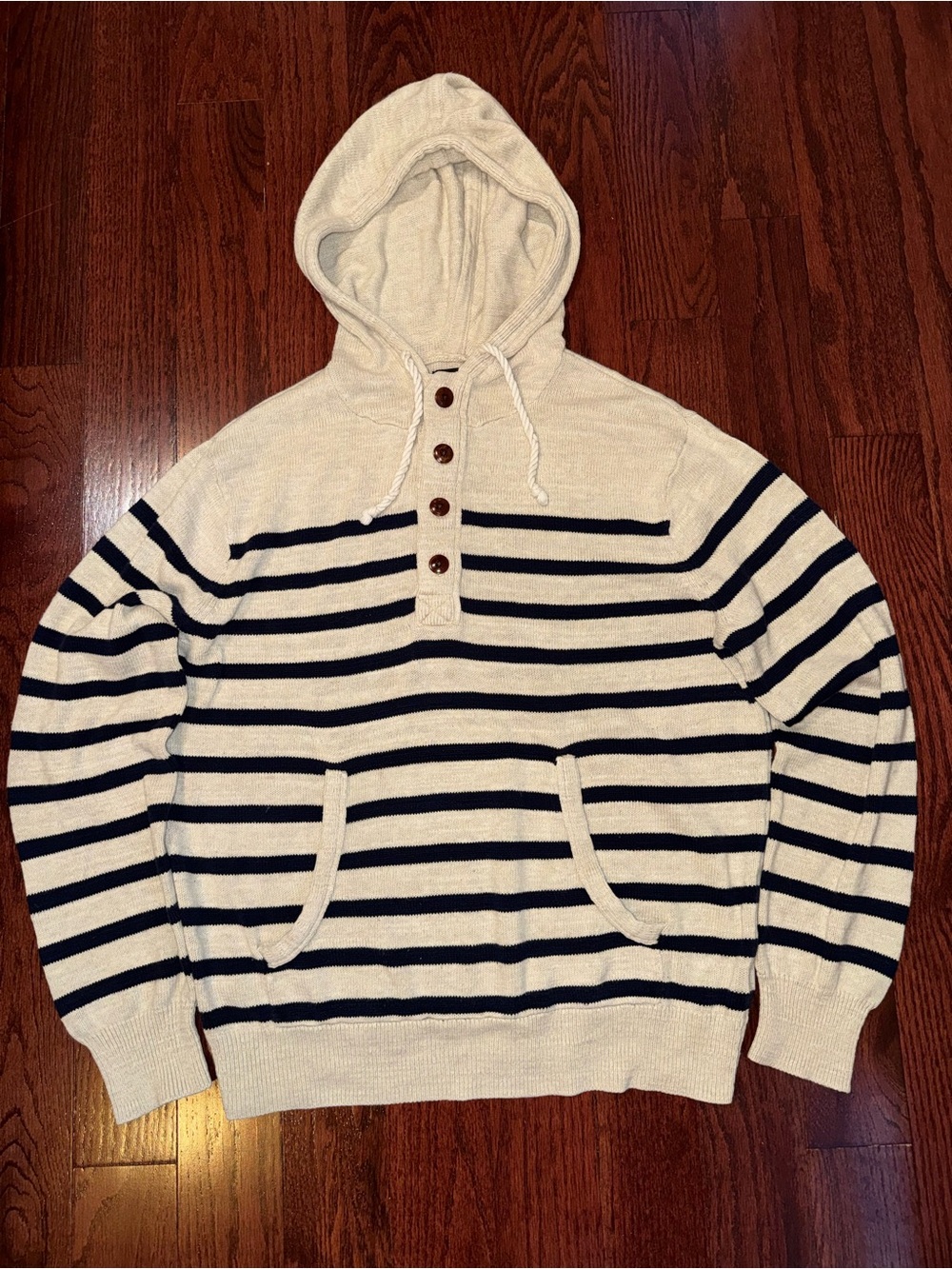 J. Crew Cotton Hooded Sweater